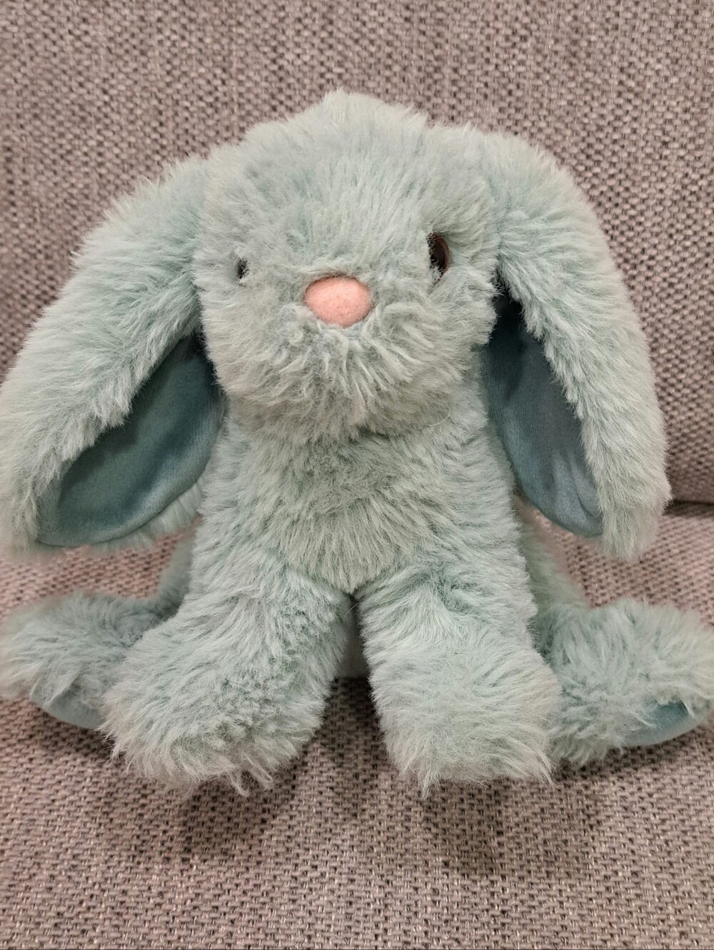 Douglas Toys Bright Colours Mini Bunny Soft Plush Stuffed Animal, Aqua Blue